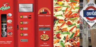 Mumbai IRCTC Installing Pizza Vending Machines That Work Exactly Like ATM Machine Mumbai IRCTC Installing Pizza Vending Machines
