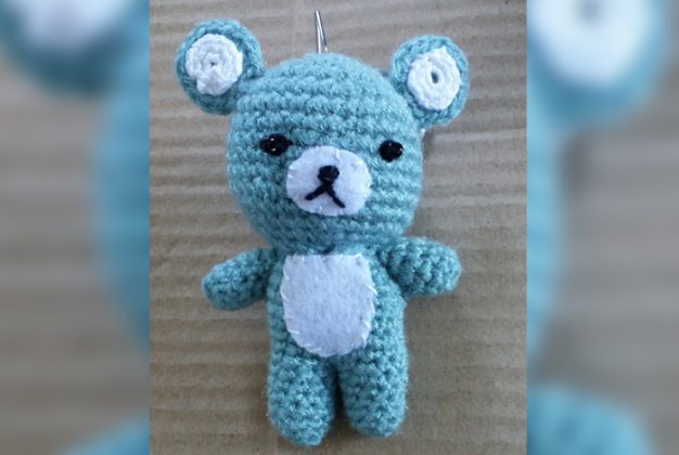 Amigurumi Teddy Keychain