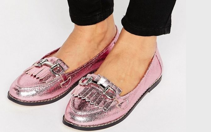 Fringe Metallic Loafer