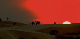 Heritage Of India: Quick Glance To 10 Most Important & Historical Places Of Rajasthan Sunset at Jaiselmer Sand Dunes