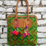 Green Tribal Shoulder Bag