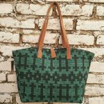 Geometry Jacquard Tote Bag