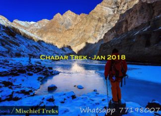 Chadar Trek – Frozen Zanskar River 2018 Chadar Trek - Frozen Zanskar River 2018