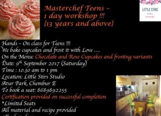 Master chef Teens – Hands On Workshop Master chef Teens - Hands On Workshop